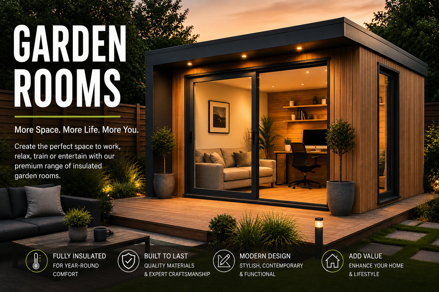 Why Garden Rooms Are One of the Best Investments for Your Home