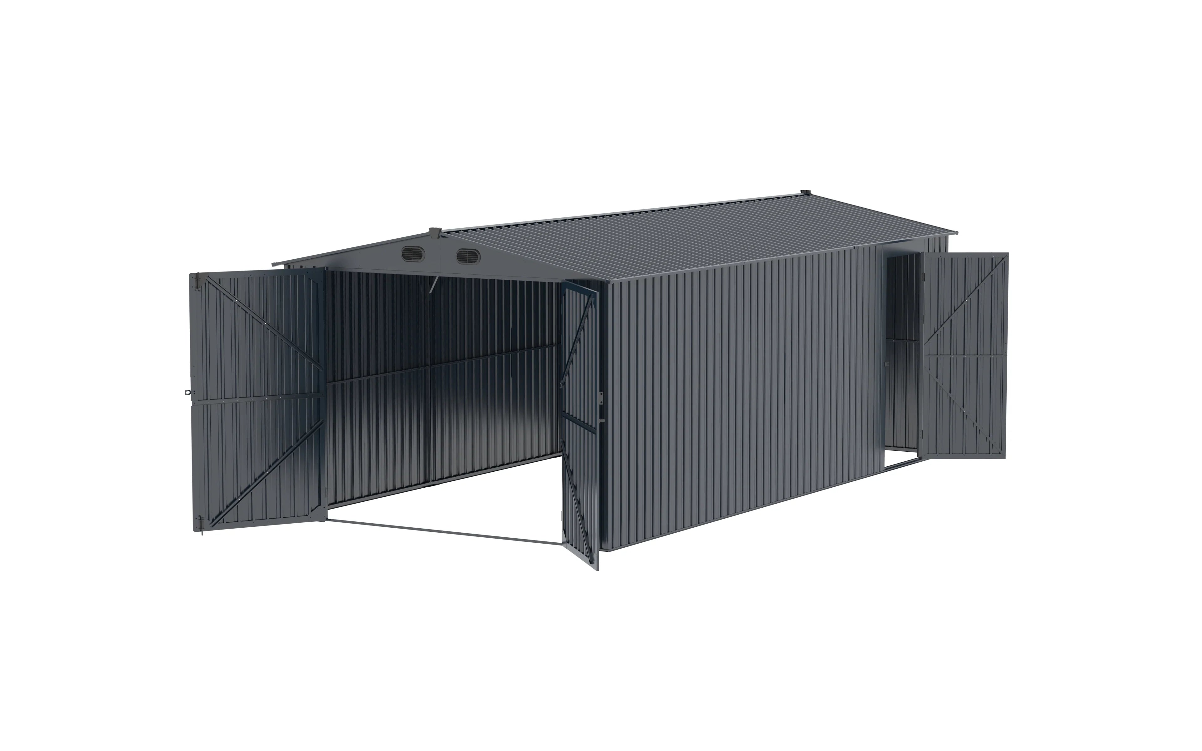 Evergreen Shed 10ft x 20 ft Anti Rust Galvanised Steel Shed