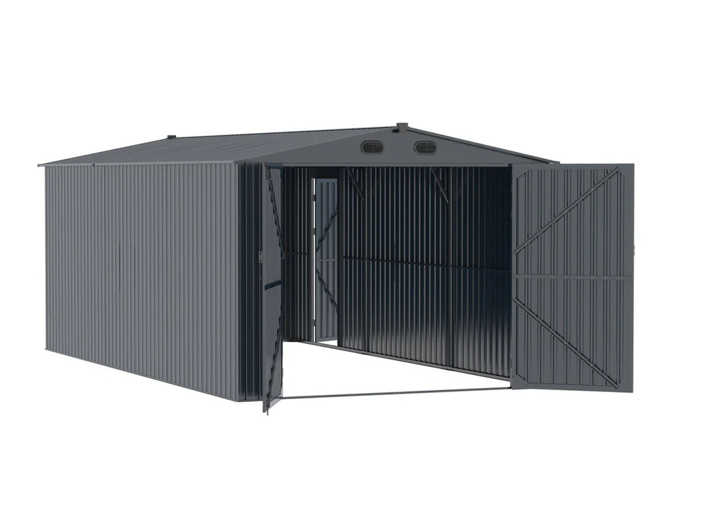 Evergreen Shed 13ft x 20 ft Anti Rust Galvanised Steel Shed