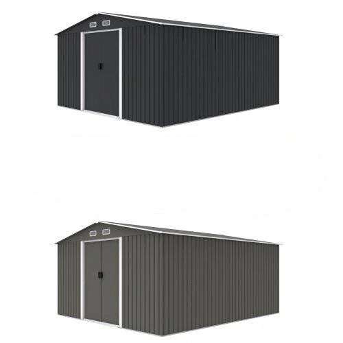 Evergreen Shed 13ft x 11 ft Anti Rust Galvanised Steel Shed