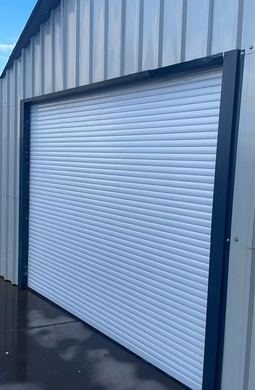 Double Entrance Metal Garden Shed