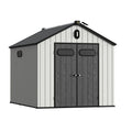 8 x 10 ft Composite Garden Shed 16mm Walls
