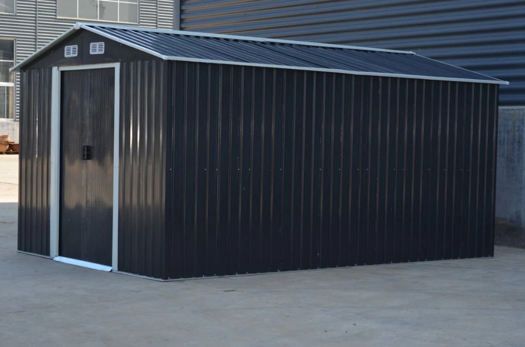 Evergreen Shed 12ft x 8 ft Anti Rust Galvanised Steel Shed