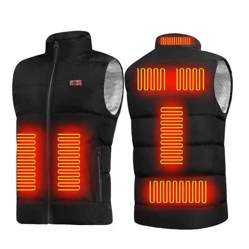 HOODED 9 Zone Heated Electric Vest/Jacket